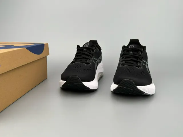 ASICS Gel-Kayano Black and White Running Shoes 2