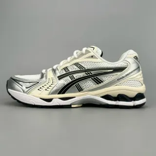 ASICS Gel-Kayano Off-White Silver Black रनिंग जूते