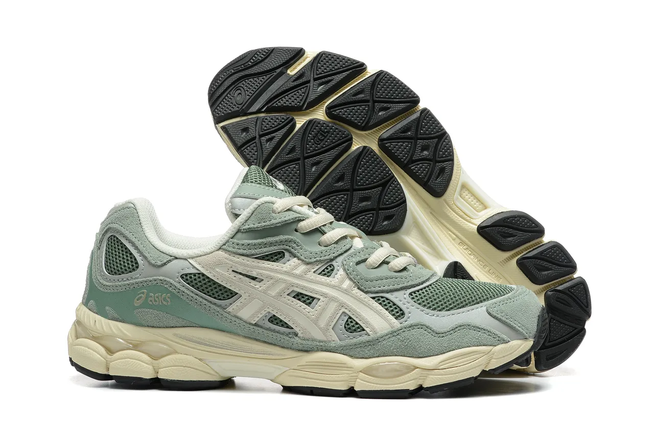 ASICS Gel-Lyte III verde salvia crema zapatillas de correr 3