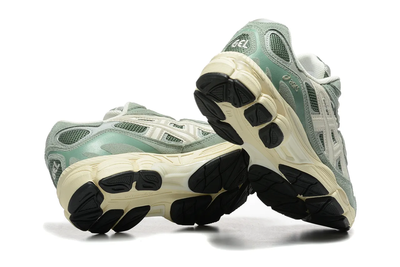 ASICS Gel-Lyte III verde salvia crema zapatillas de correr 4