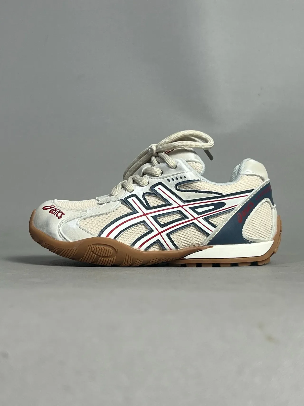 ASICS Indoor Court Sneaker White Silver Gray Lifestyle Sneakers 4