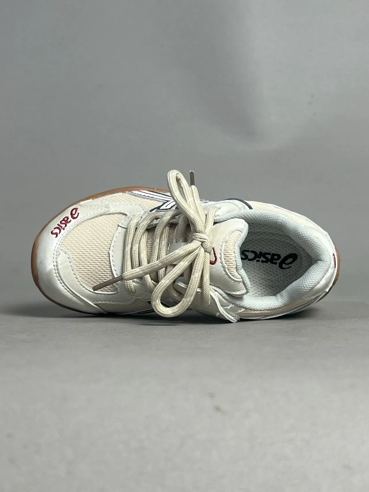 ASICS Indoor Court Sneaker White Silver Gray Lifestyle Sneakers 6