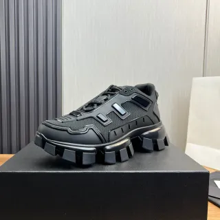 Balenciaga काला एकरंग लुग सोल चंकी स्नीकर