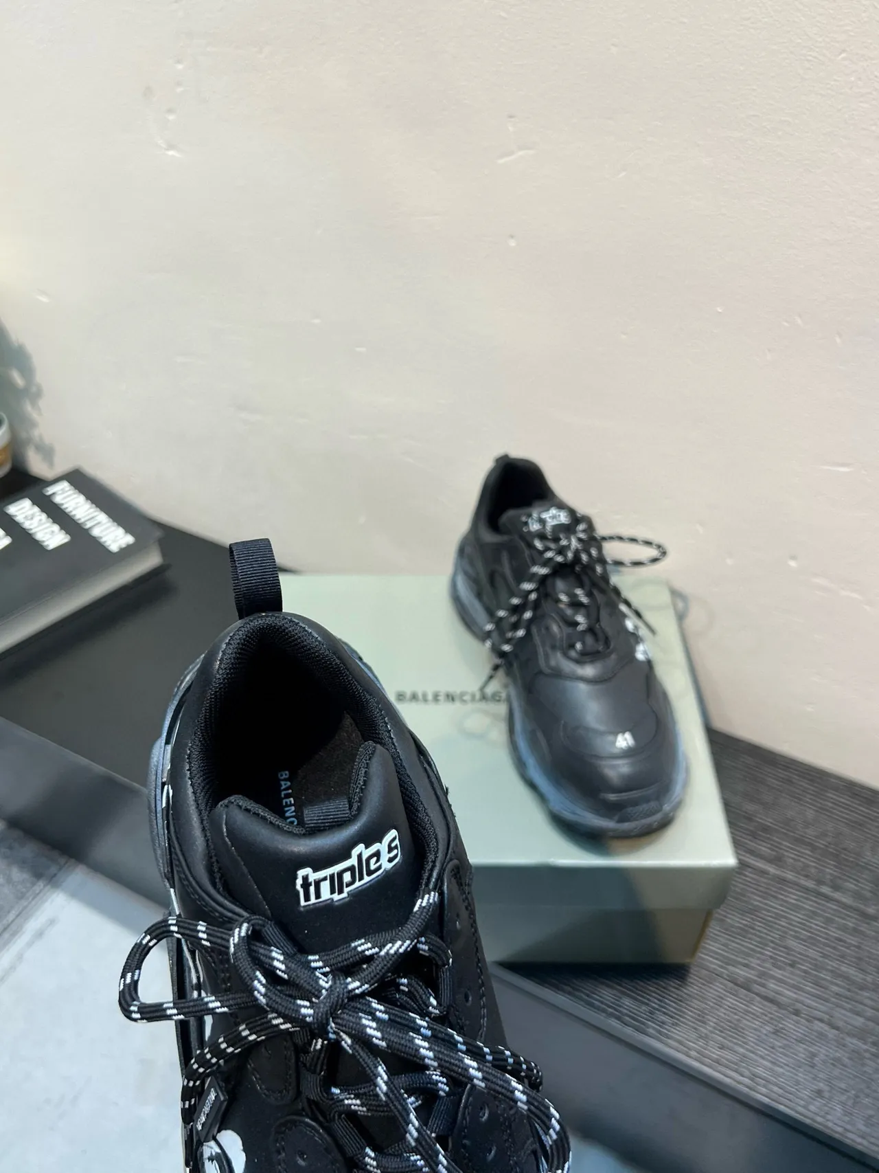 Balenciaga Black White Oversized Silhouette Deconstructed Layered Upper Chunky Sneakers 6