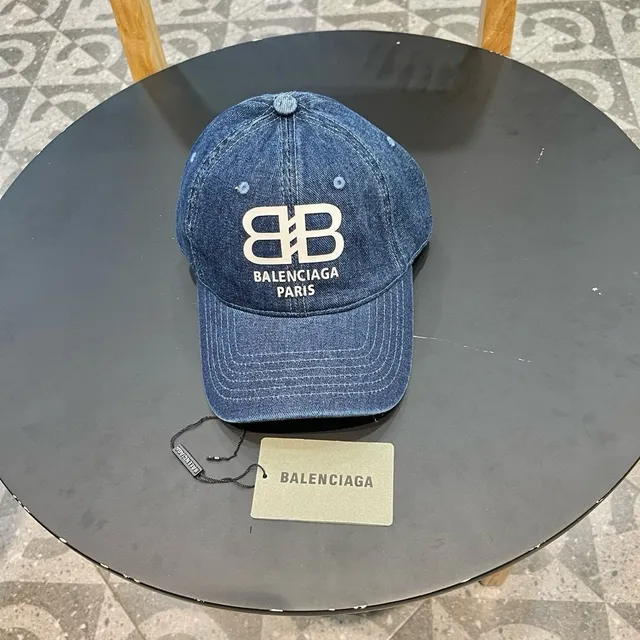 Balenciaga Denim BB Logo قبعة بيسبول 2