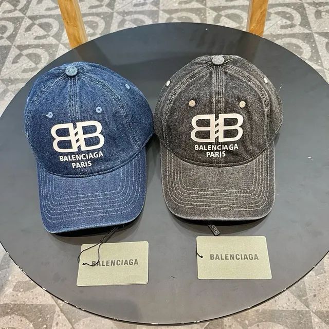 Balenciaga Denim BB Logo قبعة بيسبول 6