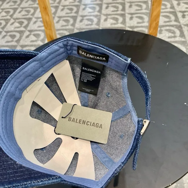 Balenciaga Denim BB Logo قبعة بيسبول 9