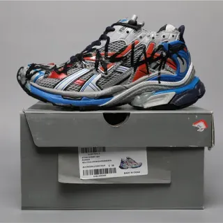 Balenciaga Runner Chaussures Chunky Multicolores en Maille et Synthétique