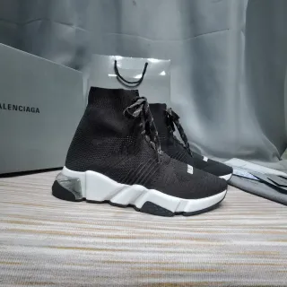 Balenciaga Speed Trainer chaussures lifestyle noir et blanc