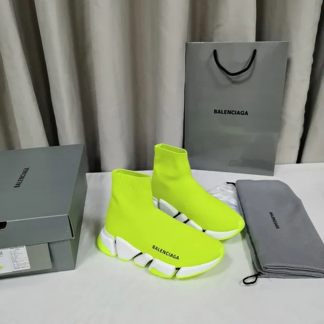 Balenciaga Speed Trainer Neon Lime জীবনধারা স্নিকার 3