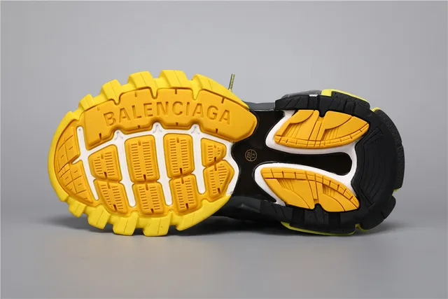 Balenciaga Track Sneaker White Grey Yellow Chunky Sneakers 6