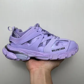 Balenciaga Track Trainer Lavender Speckled Chunky Sneakers
