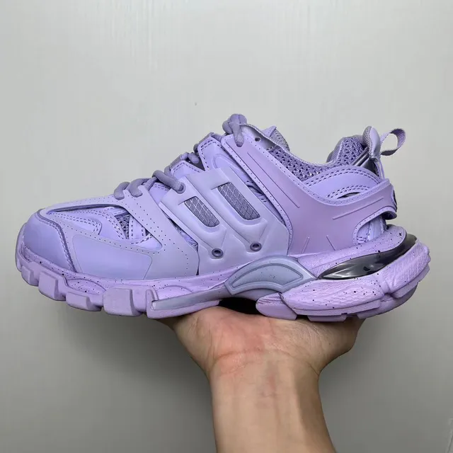 Balenciaga Track Trainer Lavender Speckled Chunky Sneakers 2