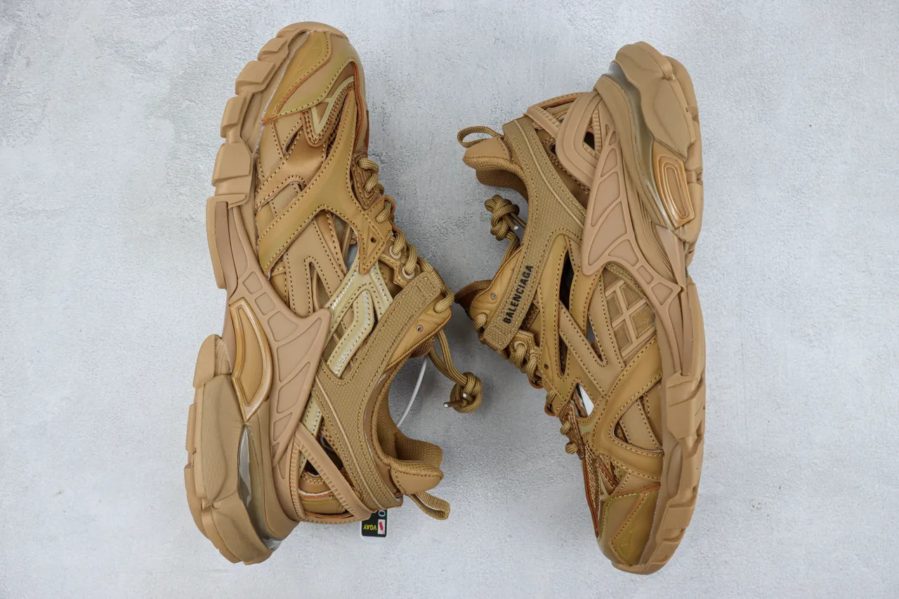Balenciaga Track Trainer একরঙের খাকি মোটা স্নিকার 2