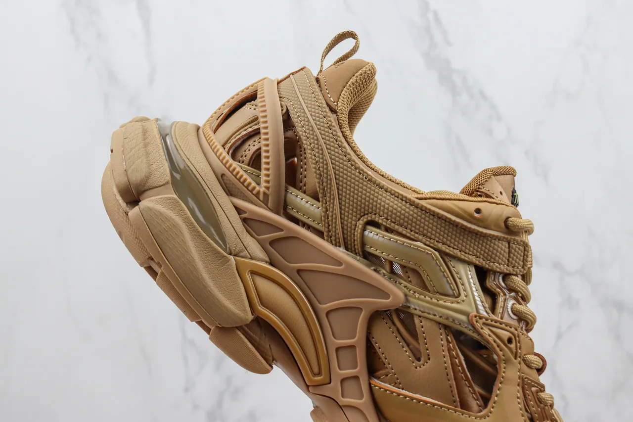 Balenciaga Track Trainer একরঙের খাকি মোটা স্নিকার 5