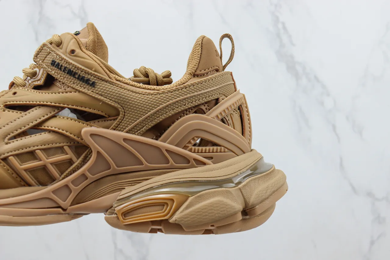 Balenciaga Track Trainer একরঙের খাকি মোটা স্নিকার 7