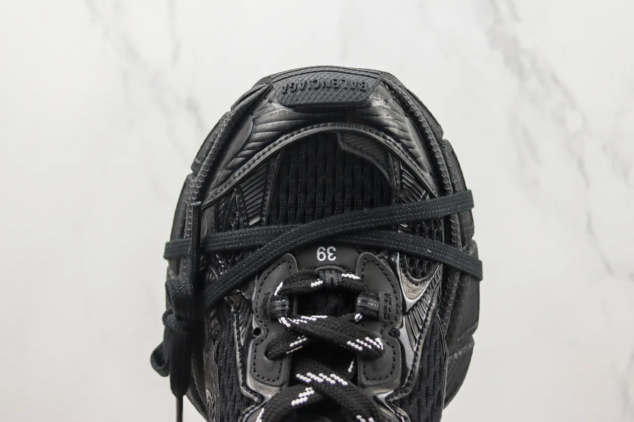 Balenciaga Track Trainer Monocromo Negro Chunky Sneakers 6