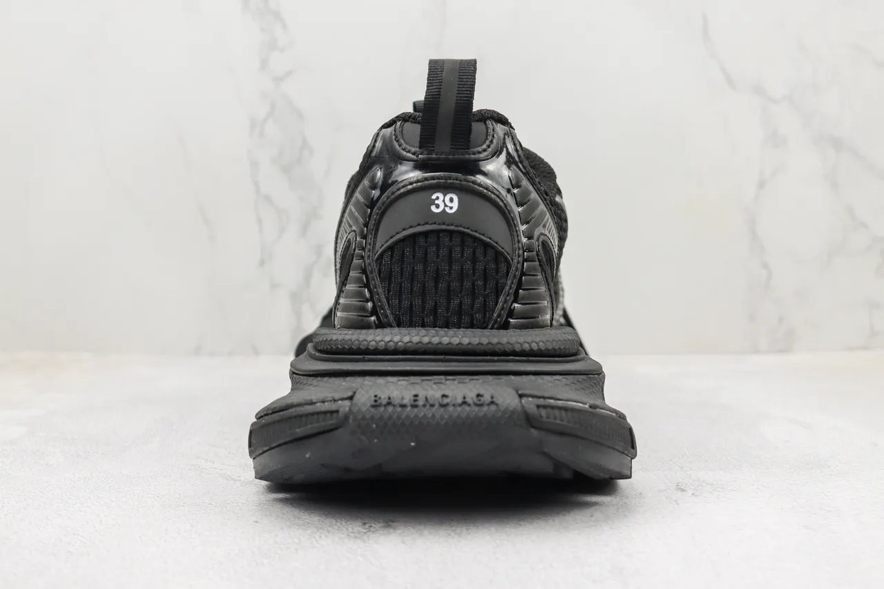 Balenciaga Track Trainer Monocromo Negro Chunky Sneakers 9