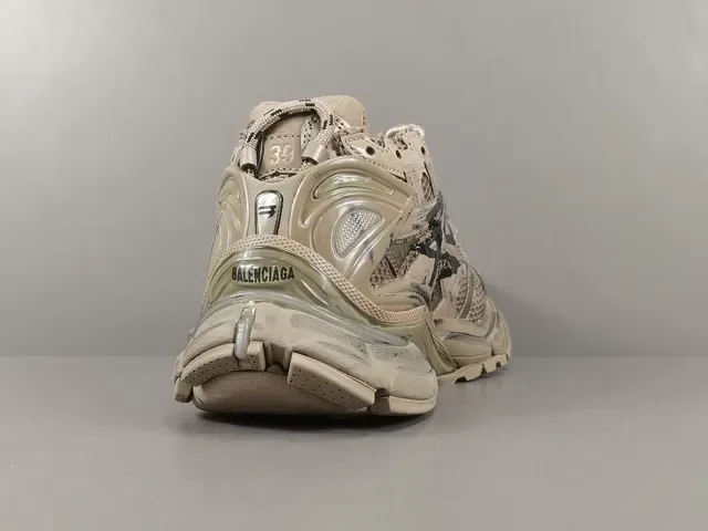 Balenciaga Track Trainer Off-White Graffiti Chunky Chaussures 14