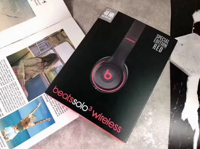 Beats Solo³ inalámbricos edición especial roja auriculares over-ear 4