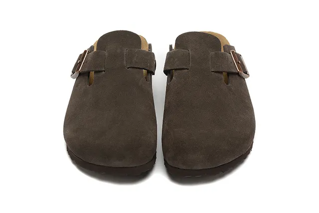 Birkenstock Arizona كلوج من الدايم البني الداكن 3