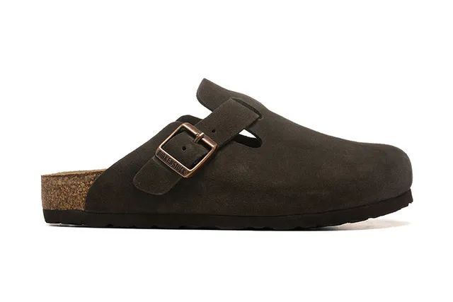 Birkenstock Arizona كلوج من الدايم البني الداكن 6
