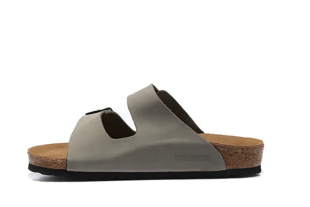 Birkenstock Arizona Sandálias casuais cinza oliva 4