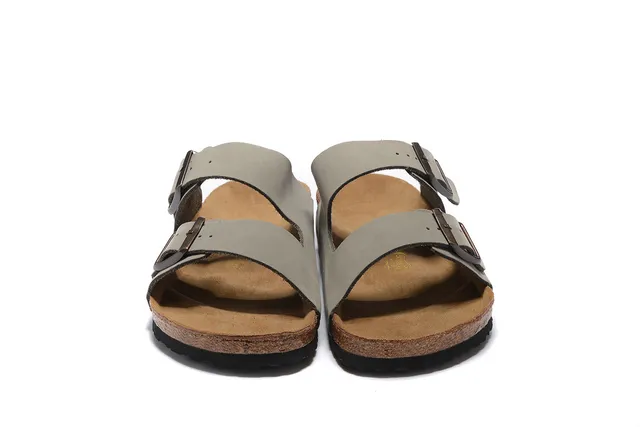 Birkenstock Arizona Sandálias casuais cinza oliva 5