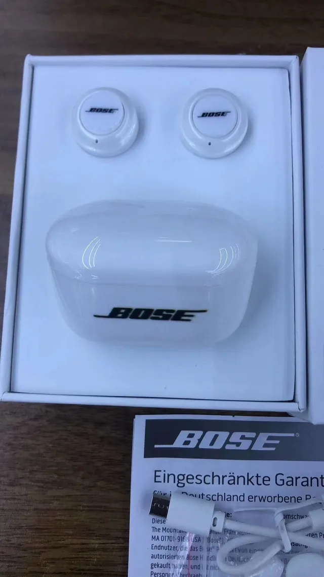 Bose SoundSport Free Noir Blanc Compact Oval Étui de Charge Finition Mate TWS Écouteurs 7