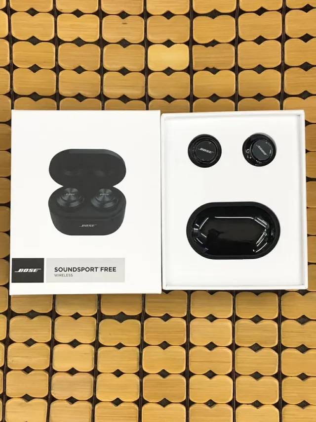 Bose SoundSport Free Noir Blanc Compact Oval Étui de Charge Finition Mate TWS Écouteurs 9