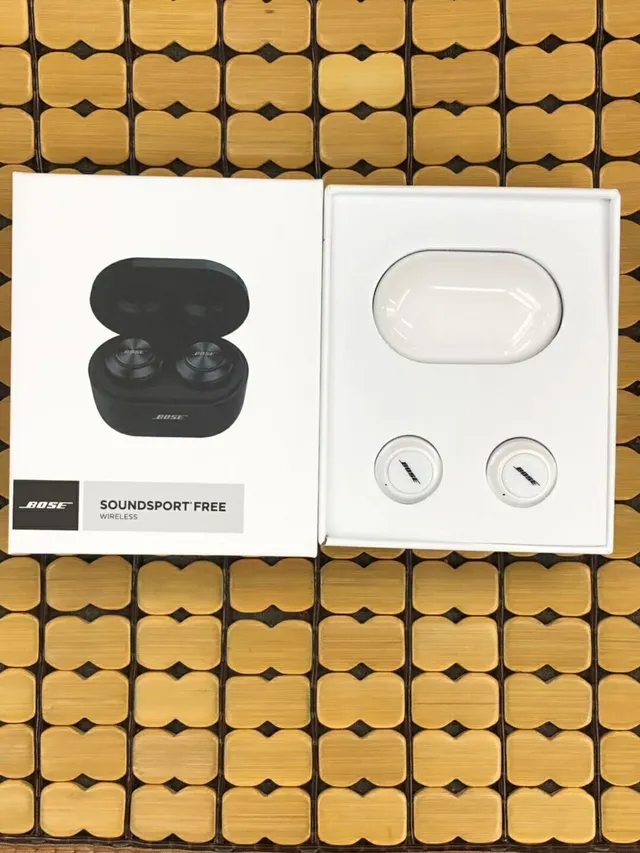 Bose SoundSport Free Noir Blanc Compact Oval Étui de Charge Finition Mate TWS Écouteurs 10