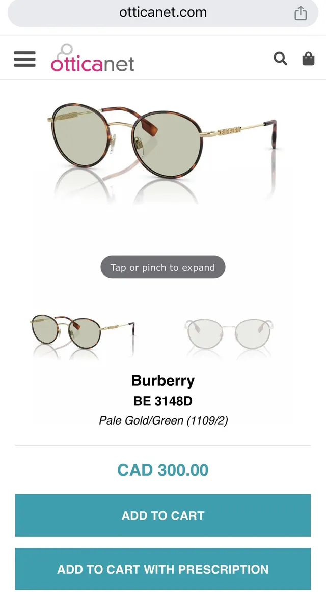 Burberry BE 3148D Black/Grey Round Sunglasses 3