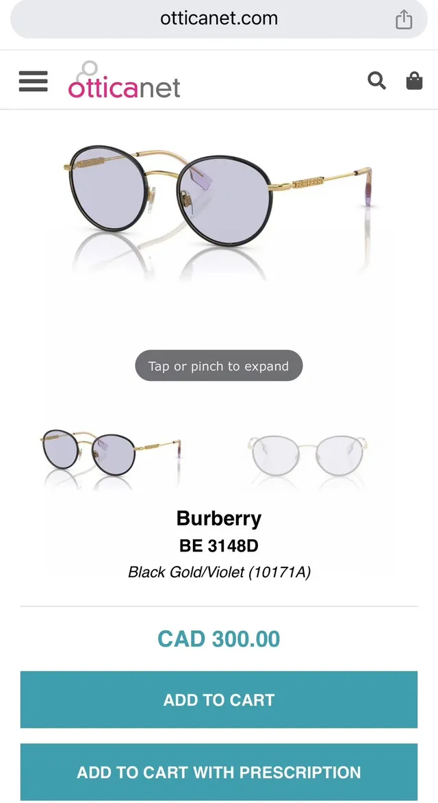Burberry BE 3148D Black/Grey Round Sunglasses 4