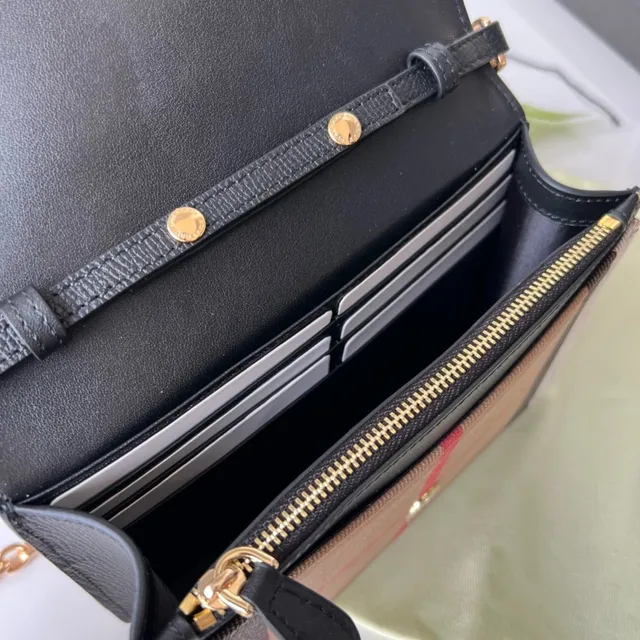 Burberry Negro y Beige House Check Flap-Over Cadena Bolso cruzado 3