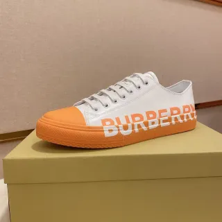 Burberry Knight Orange and White حذاء أسلوب حياة