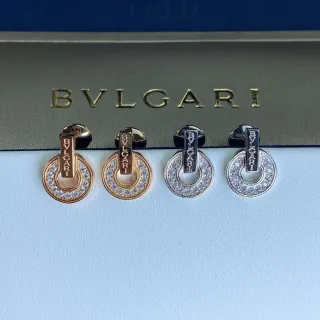 Bvlgari B.zero1 Circular Pavé Diamond Stud Earrings