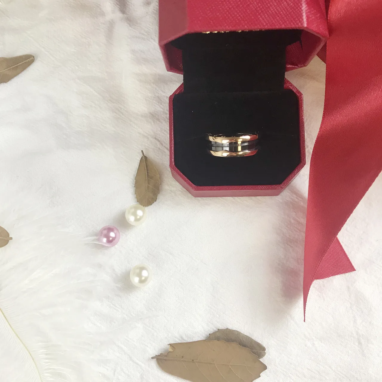 Bvlgari B.zero1 Gold Pink Engraved Logo Ring 4