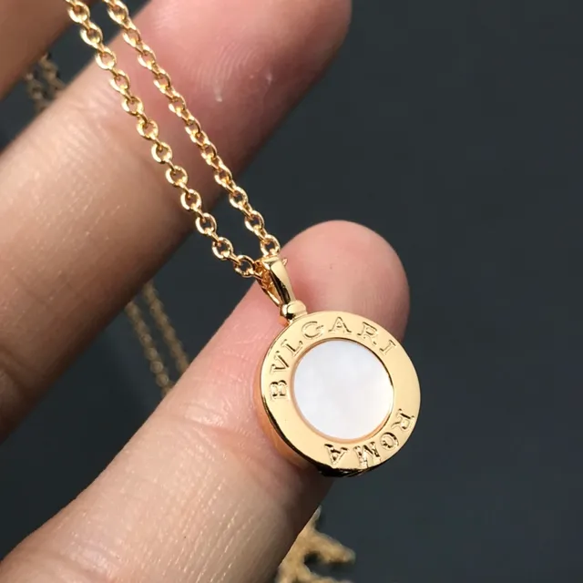 Bvlgari Collier Style Pièce Pavé Or 3