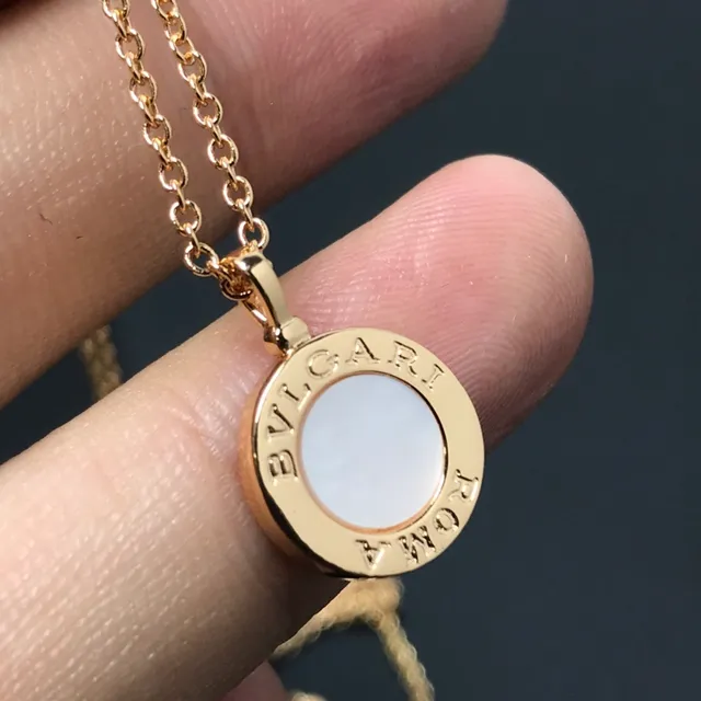 Bvlgari Collier Style Pièce Pavé Or 4