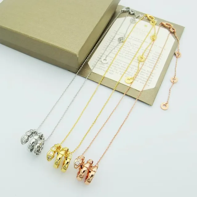 Bvlgari Serpenti Tubogas ذهب وردي فاني الماس قلادة 2