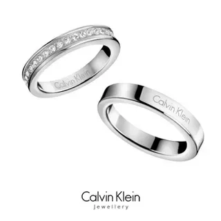 Calvin Klein পালিশড রোজ গোল্ড এঙ্গ্রেভড ব্যান্ড রিং 8
