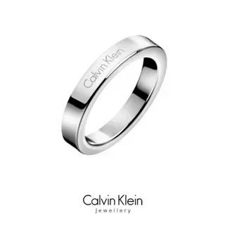 Calvin Klein পালিশড রোজ গোল্ড এঙ্গ্রেভড ব্যান্ড রিং 13