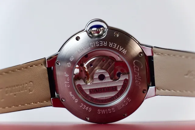 Cartier Ballon Bleu de Cartier Cronógrafo Tourbillon Esfera Negra Reloj Mecánico 8