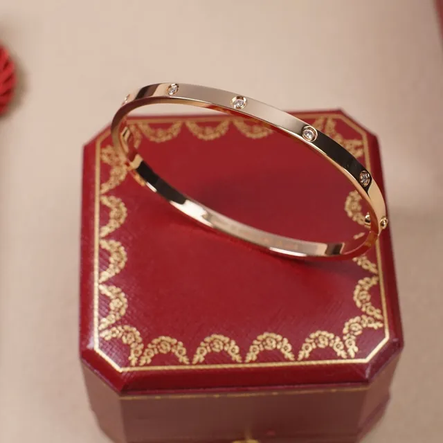Cartier Juste un Clou Gold Bezel-Set Stone Bracelet 2