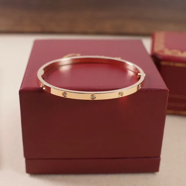 Cartier Juste un Clou Gold Bezel-Set Stone Bracelet 3