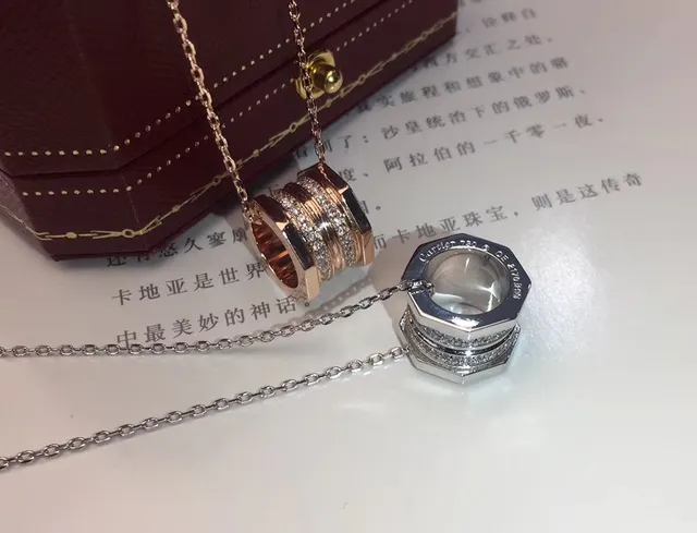 Cartier Juste un Clou Pavé Hexagonal Pendant Necklace 4