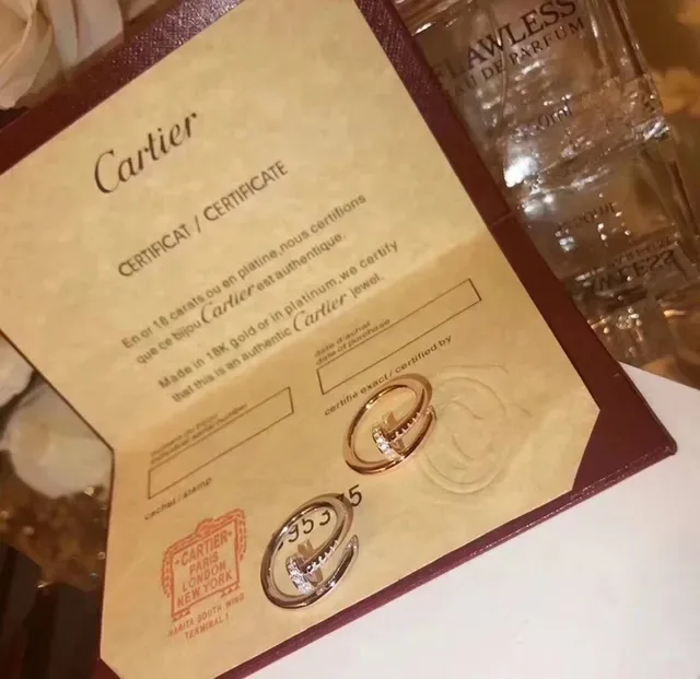 Cartier Juste un Clou Rose Gold Pavé Diamond Ring 3