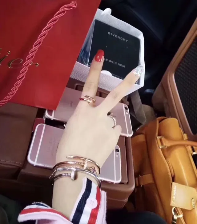 Cartier Juste un Clou Rose Gold Pavé Diamond Ring 4