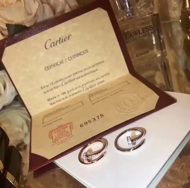 Cartier Juste un Clou Rose Gold Pavé Diamond Ring 5