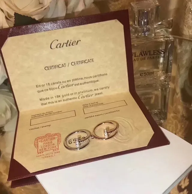 Cartier Juste un Clou Rose Gold Pavé Diamond Ring 8